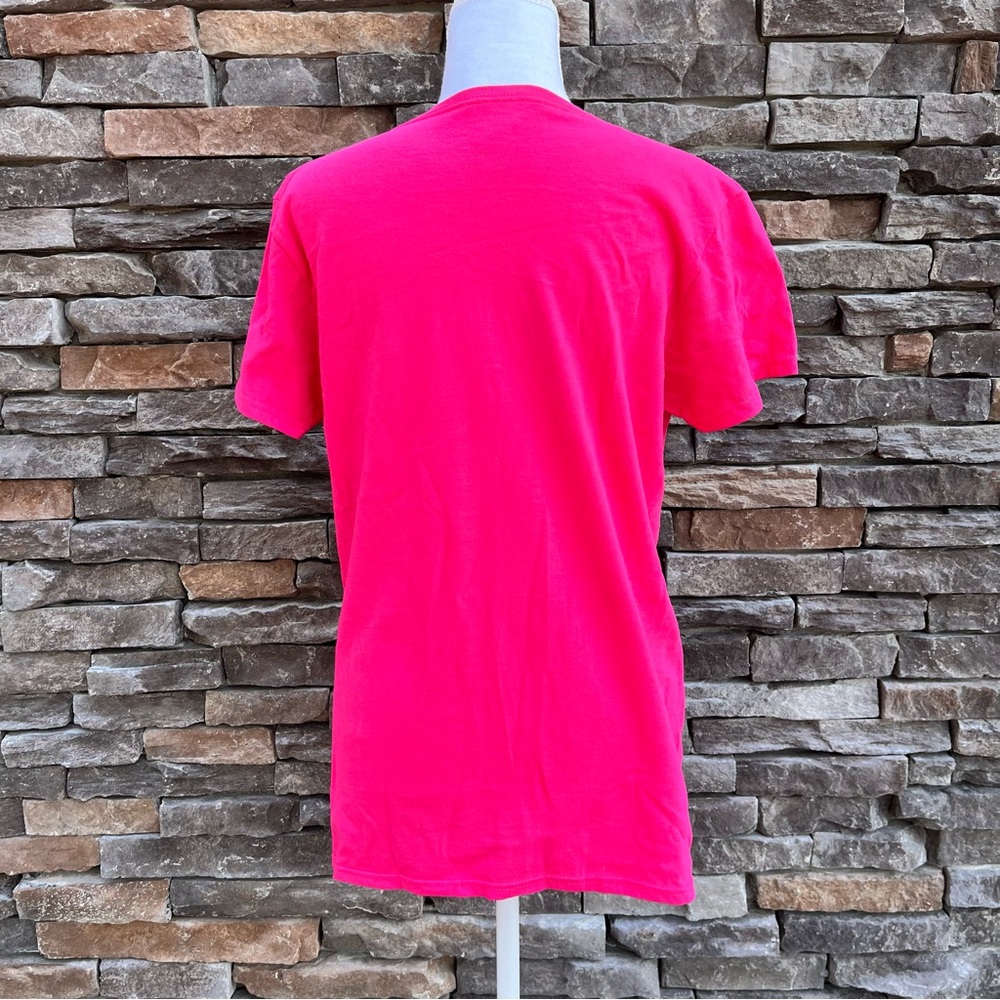 Graphic Cat Kitten Pink T-Shirt Size Large - Picture 3 of 5